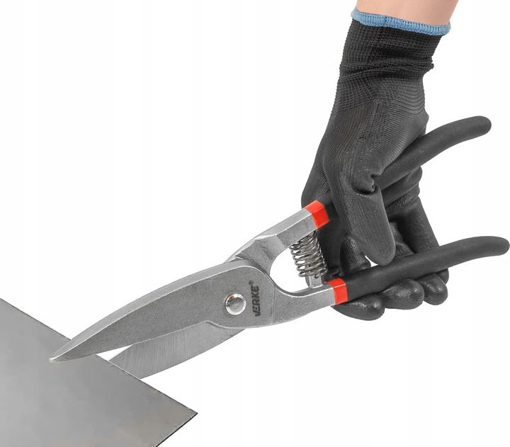 Nożyce Ręczne Do Cięcia Blachy Metalu Proste 30 Cm Mocne Solidne!!