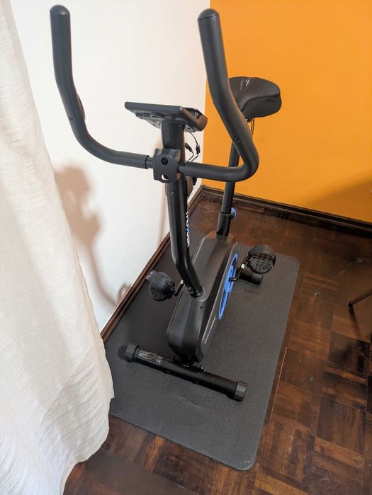 Bicicleta indoor estática THUNDER MICRUS + Tapete de proteção Domyos - NOVOS