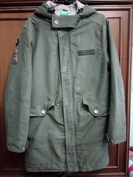 Зимняя куртка (парка) Benetton, куртка пуховик FILA