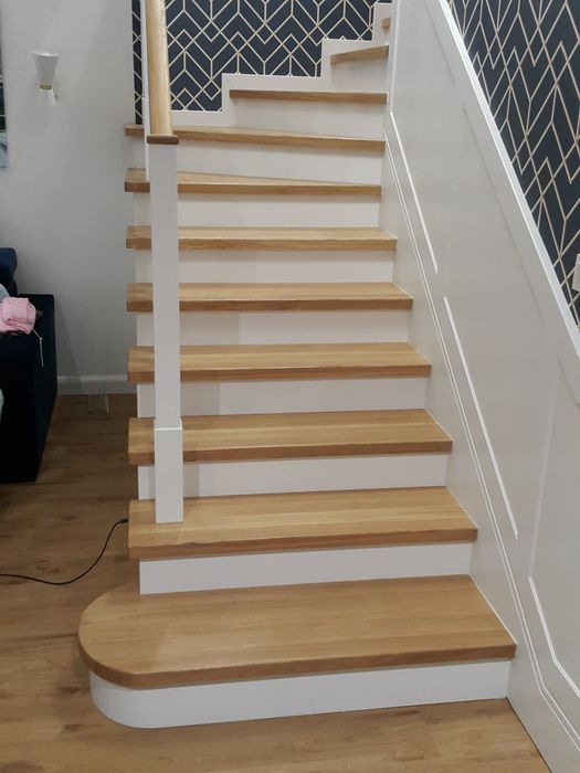 Schody dębowe, jesionowe