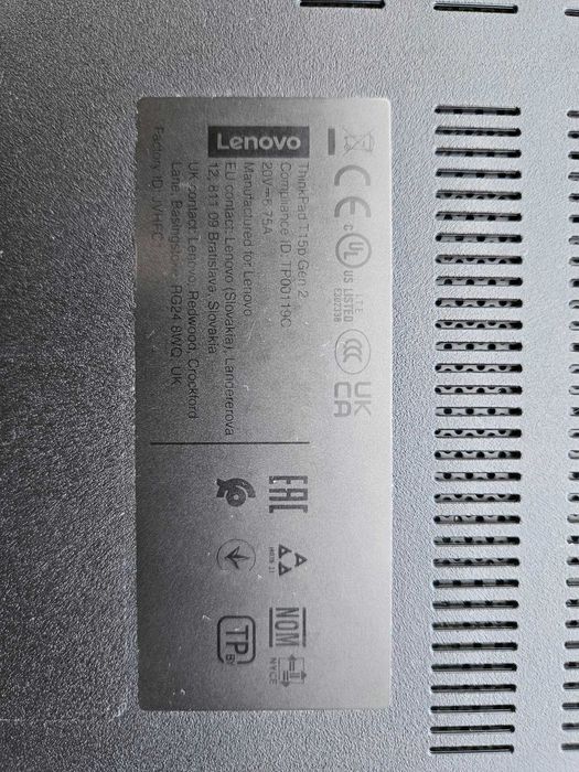 Lenovo ThinkPad T15p Gen 2
