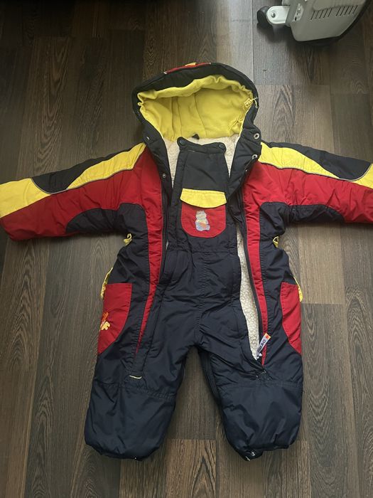 Дитячий зимовий комбінезон на овчині