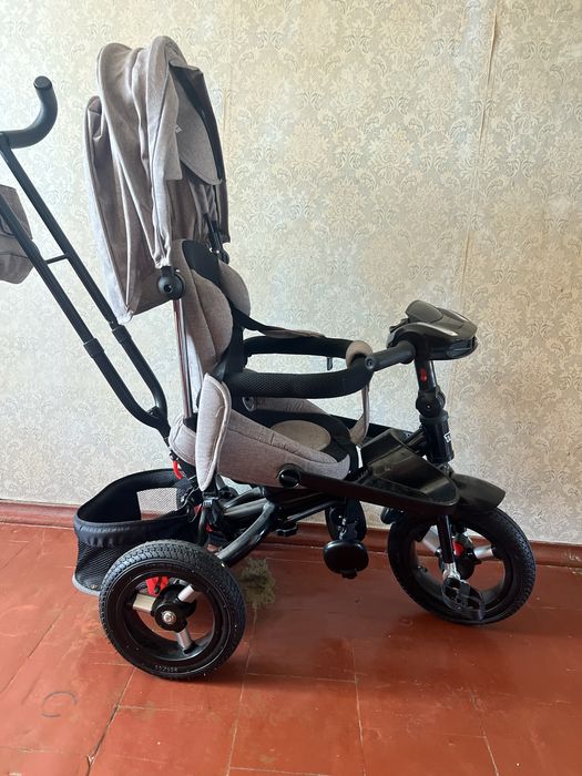 Триколісний велосипед-коляска 2в1 для малюків 1–3 роки