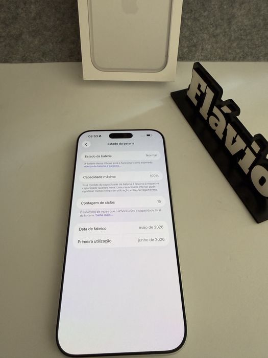 Iphone 17 Pro Max 256GB Silver (Aceito retomas) 15 ciclos
