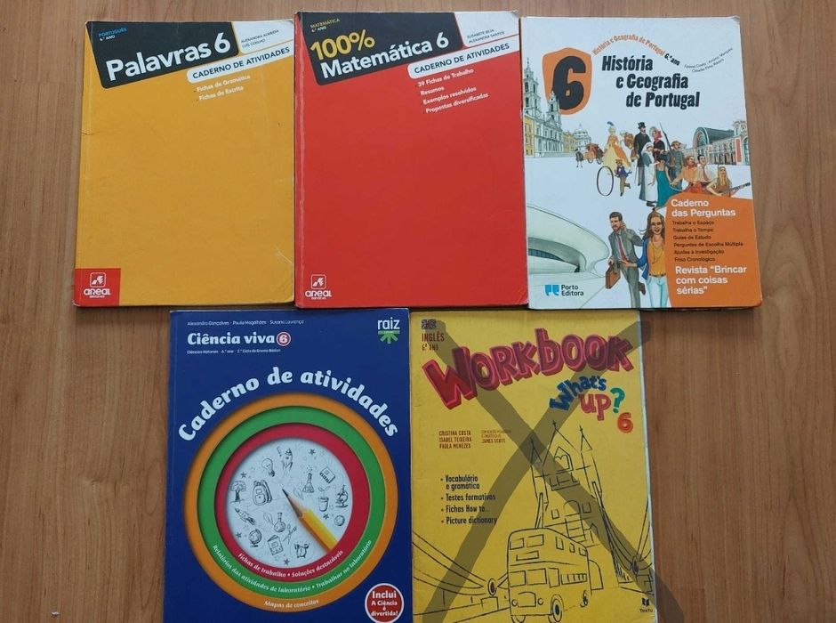 Livros/Manuais Escolares Usados - 5º ao 8º Ano