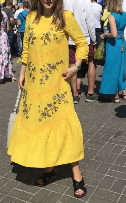 Сукня лляна, шикарна!!!