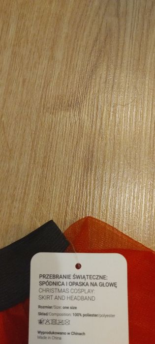 Przebranie świąteczne nowe, czapka mikolaja