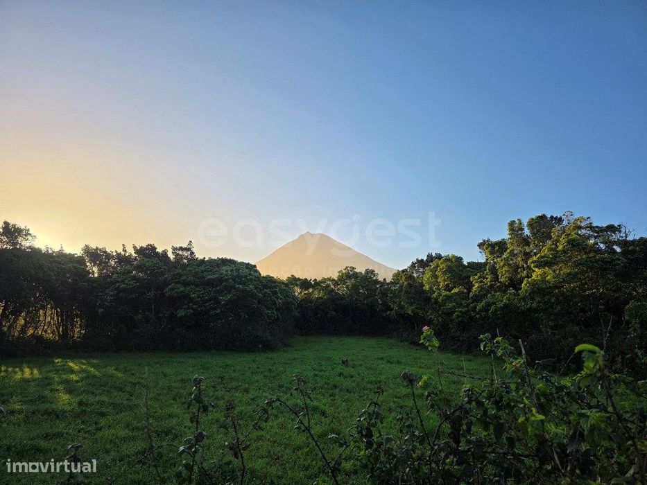 Terreno com vista para a Montanha do Pico na Freguesia das Bandeira...