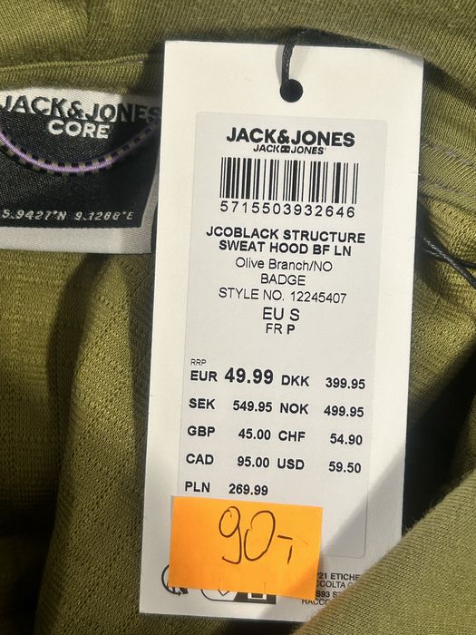 Bluza z kapturem Jack & Jones nowa rozm S