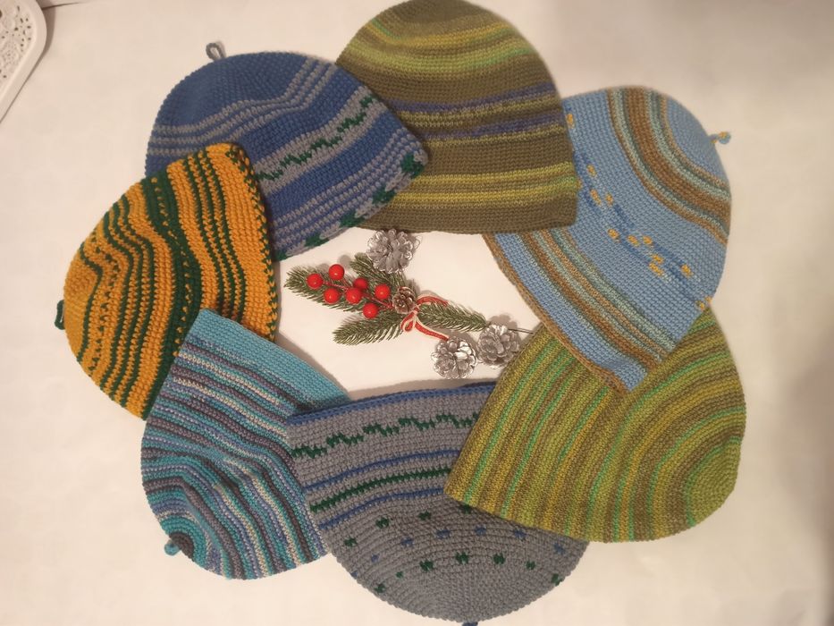 Шапка вовняна для лазні сауни