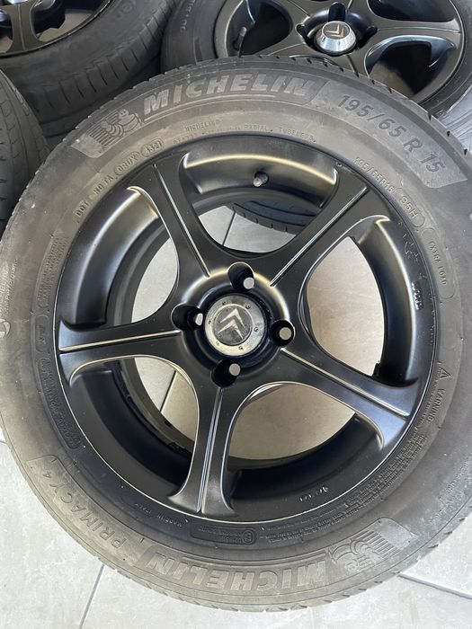 Jantes 15 4x108 6.5J ET18 c/ pneus