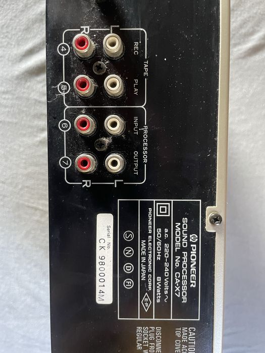 PIONEER CA-X7 procesor dźwięku 1983