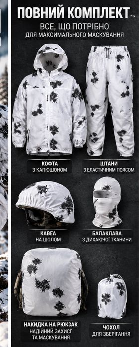 Маскувальний костюм клякса опт