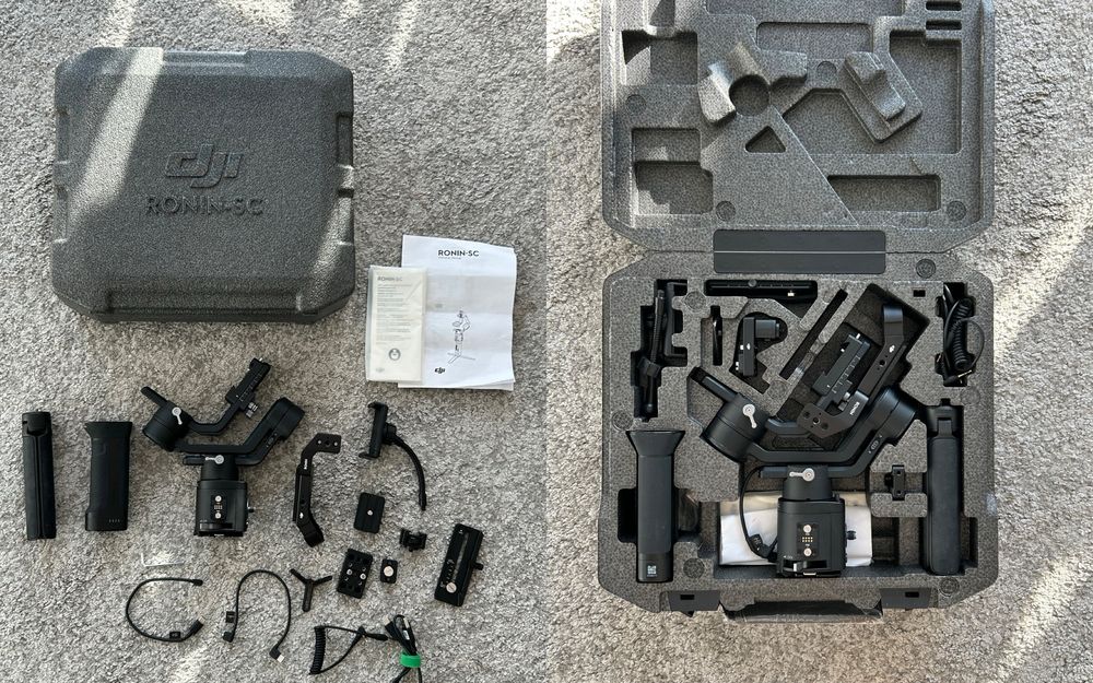 DJI Ronin-SC gimbal stabilizator 3-osiowy do kamery Sony pełny zestaw