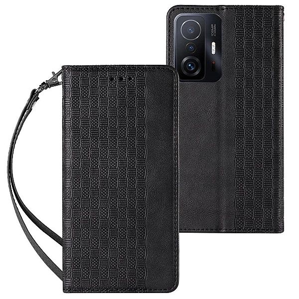 Magnet Strap Case etui do Xiaomi Redmi Note 11 Pro pokrowiec portfel +