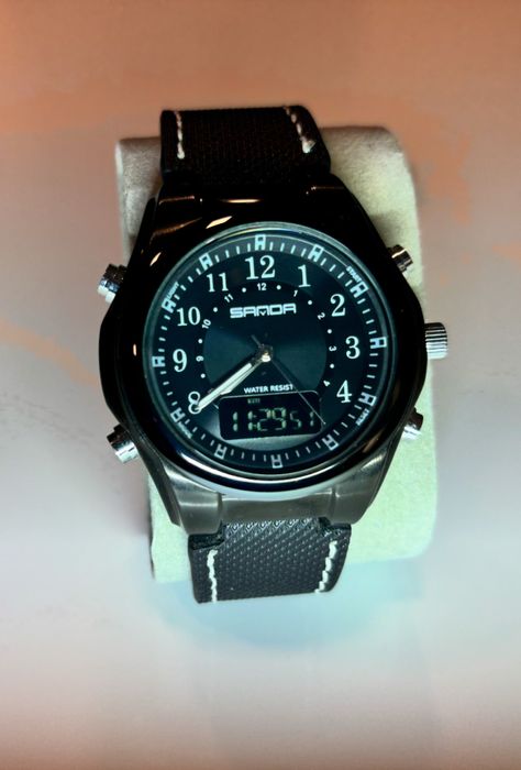 Zegarek Sanda analogowo cyfrowy
