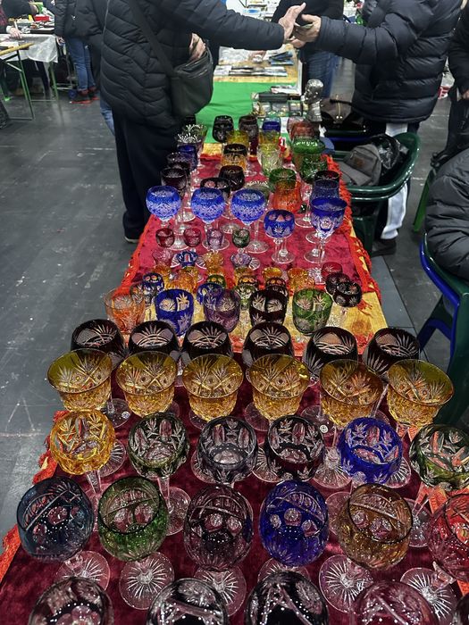 Хрусталь, цветной хрусталь. Бокалы . Вазы. Стопки. Графины