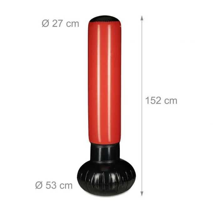 Relaxdays Worek treningowy stojący dmuchany Worek bokserski
Aby ogrza