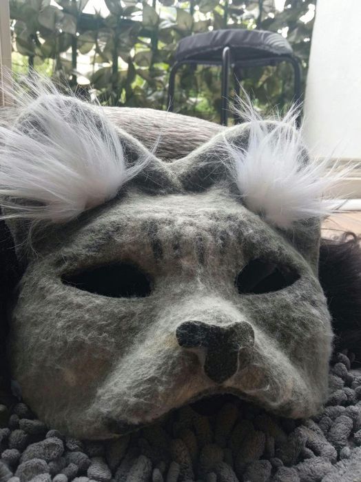 Maska theriana, maska kota, cosplay