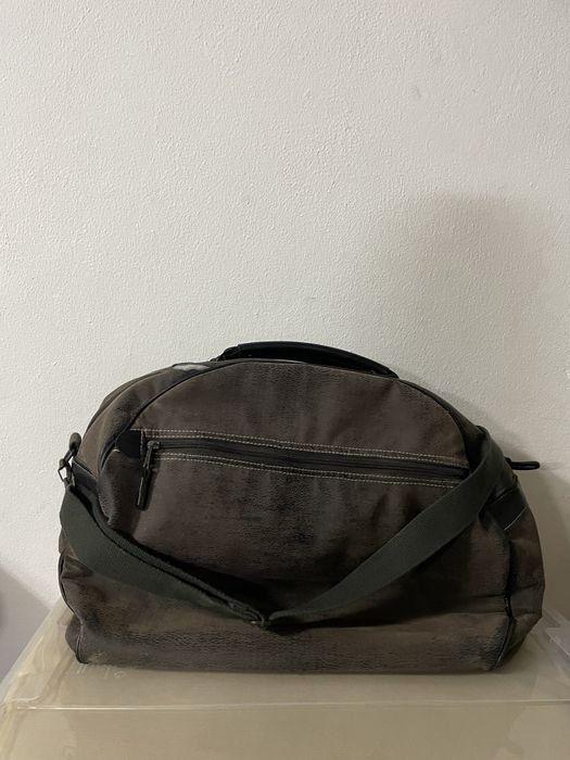 Saco de viagem castanho tecido muito resistente