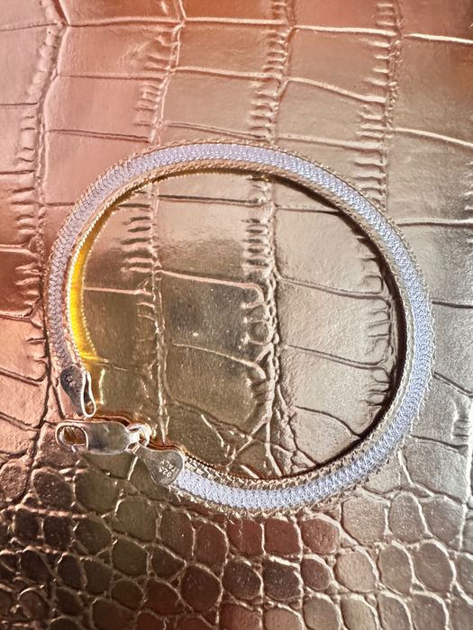 Браслет срібло,позолота