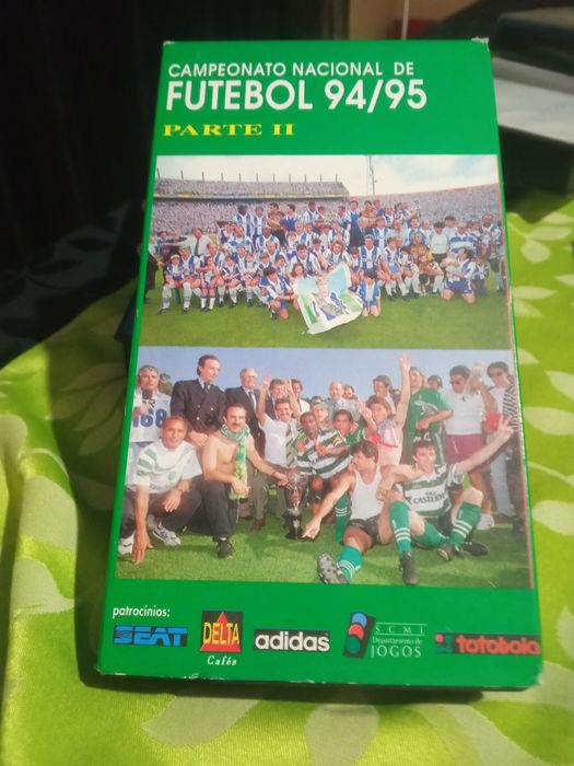 Cassetes antigas de VHS de Futebol