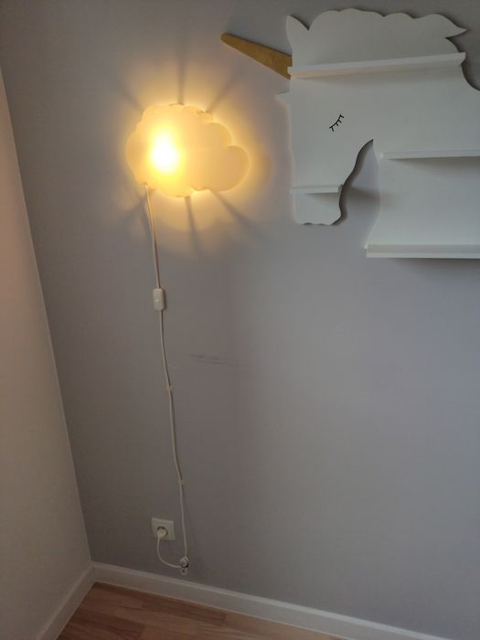 Lampka kinkiet ścienny IKEA chmurka