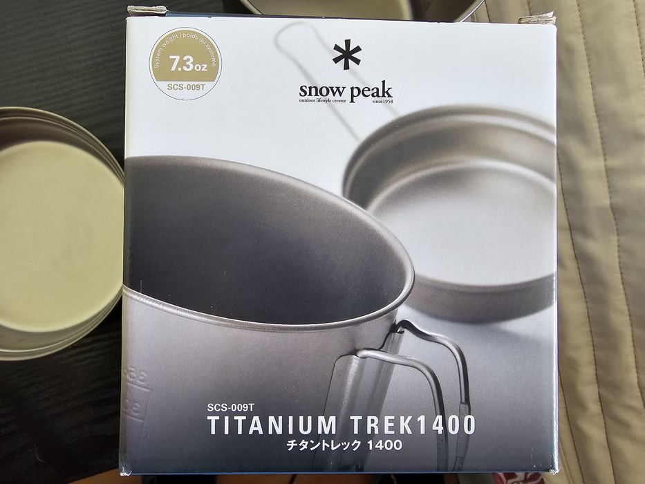 Snow Peak titanium Trek 1400