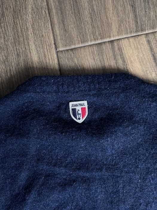 Luksusowy sweter Jean Paul / 33% MOHER + 33% WEŁNA MERINO
