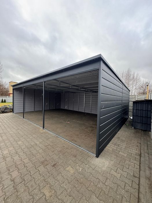Wiata garażowa 9x6m