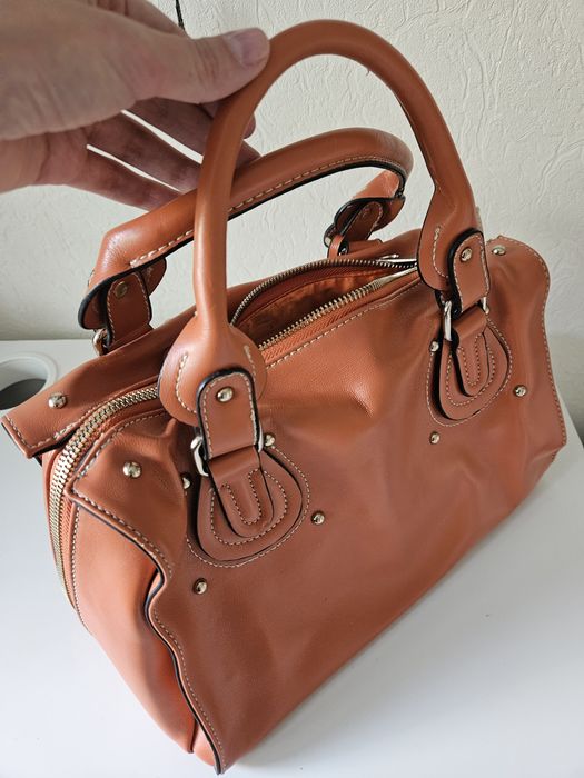 Сумка женская рыжая