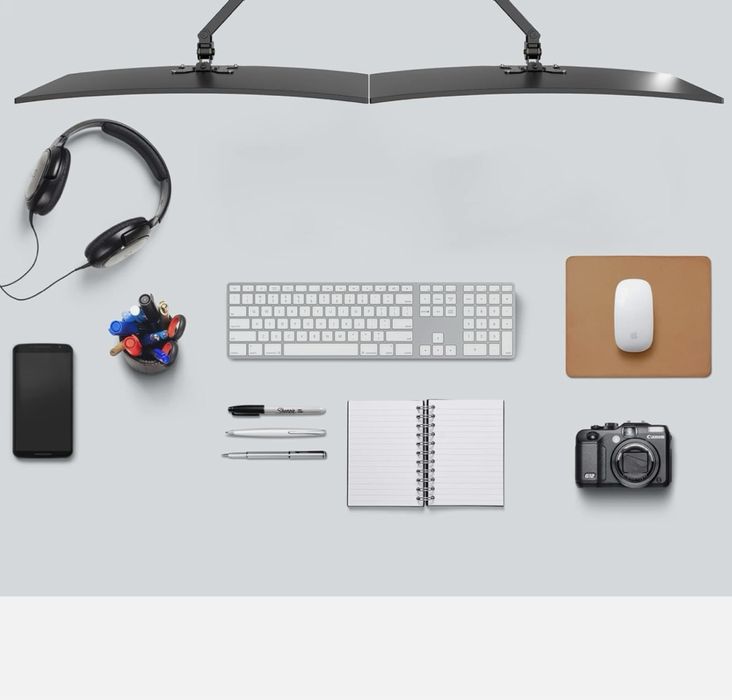 Кронштейн Pholiten Desk Mount Stand (подвійний)