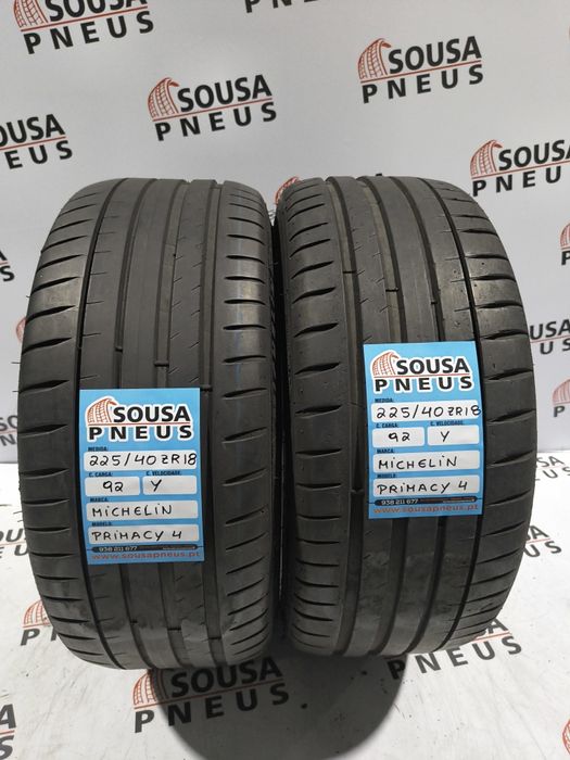 2 pneus semi novos 225-40R18 Michelin Primacy 4 - Oferta dos Portes