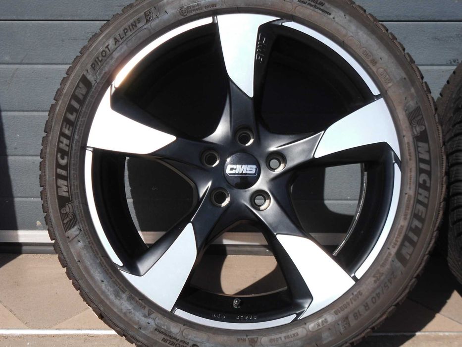 ! Koła zimowe aluminiowe 18 5x112 Audi A4 B9 B8 A6 C6 Michelin 23r ~7mm