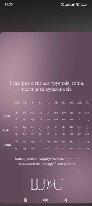 Трусики танга Luvu, анатомічна ластовиця, середня посадка