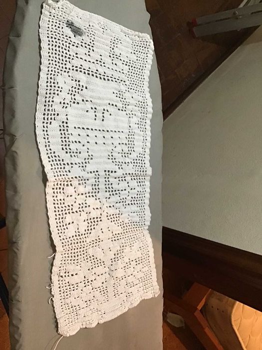 napron de renda branca pequeno