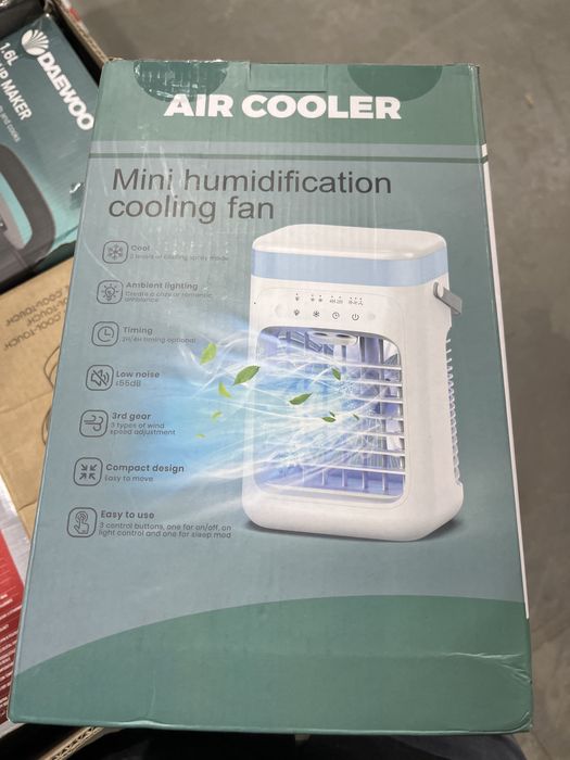 Mini Ar Condicionado / Humidificador Portátil – Novo