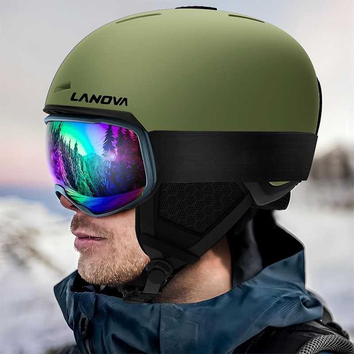 Kask narciarski z wentylacją L 59-61 cm