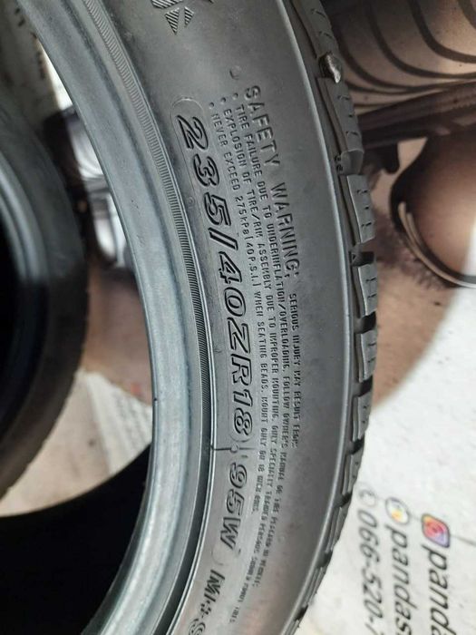 Шини 6,5мм 235/40 ZR18 NEXEN WinGuard Sport 2 б/у зима склад