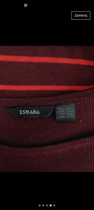 sweterek w paski