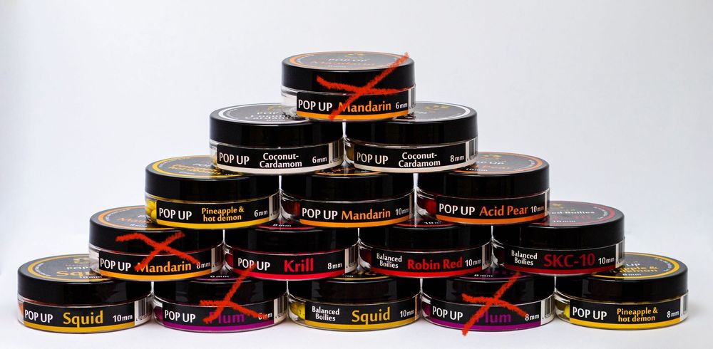 Попапи, бойли, баланси brocarp pop up, balanced все свіже