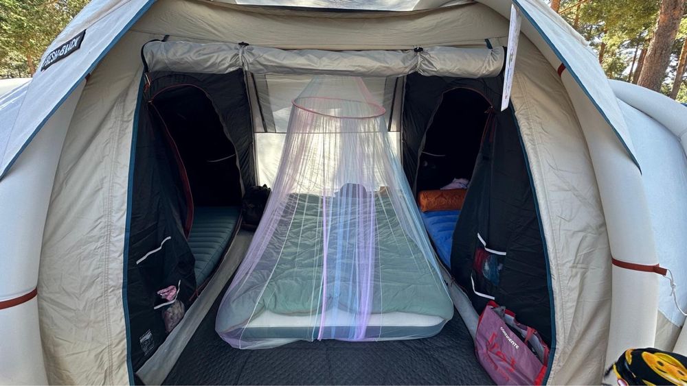 Tenda Air Seconds 4.2 Fresh & Black, 4 Pessoas, 2 Quartos