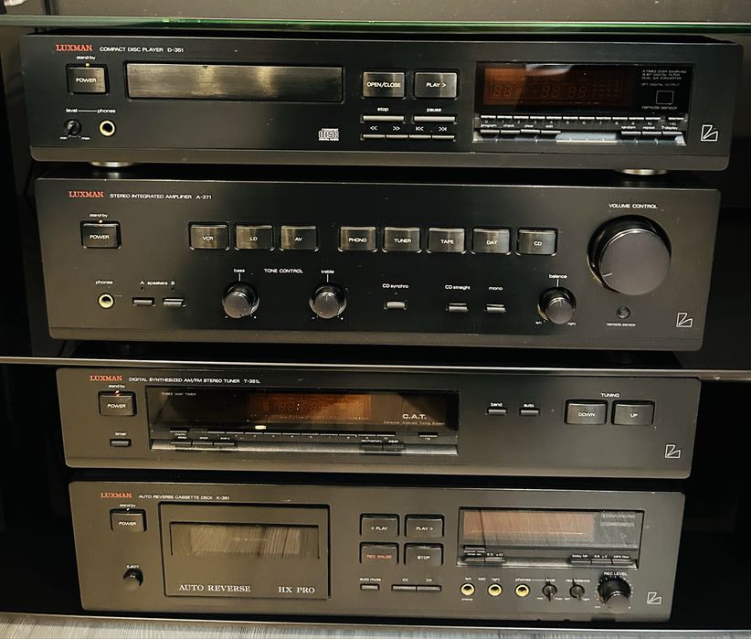 Luxman zestaw hi-fi D-351 / A-371 / T-351L / K-351 | IDEALNY STAN