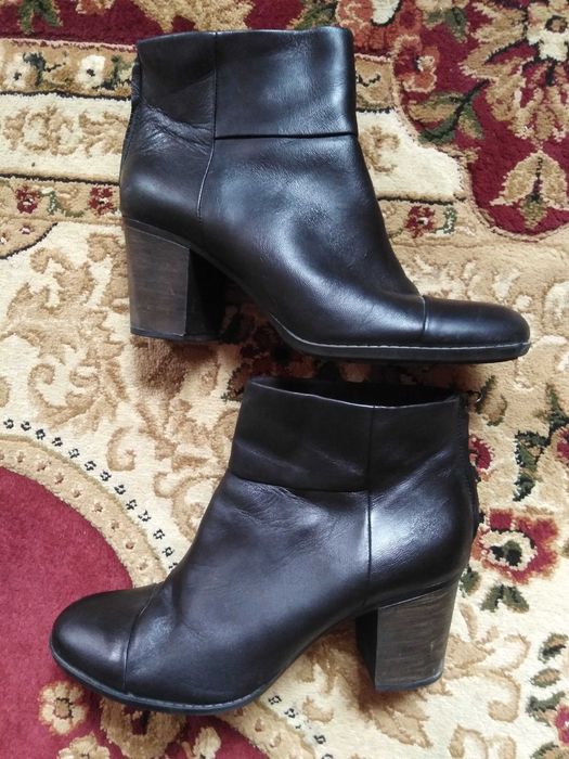 skórzane botki damskie rozmiar 43,5 (wkładka 29cm)