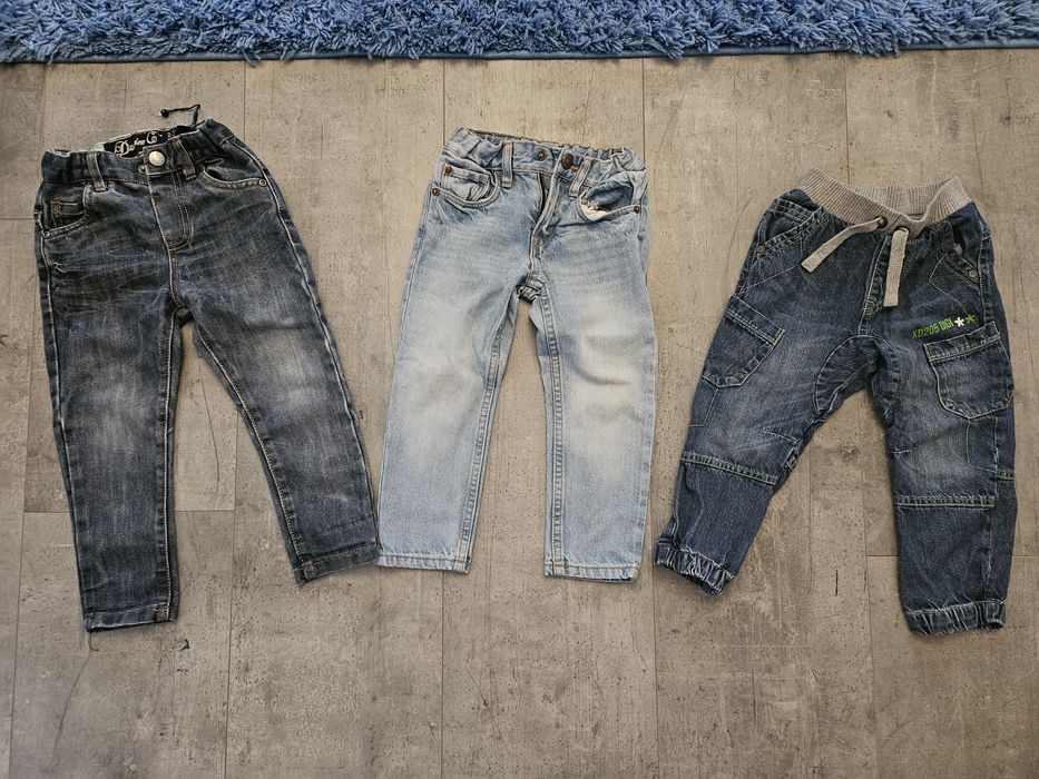 Spodnie jeansowe chłopięce rozmiar 98