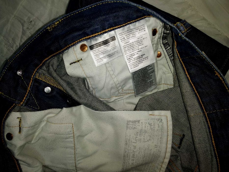 Джинси LEVIS 501 W34 L30 made in Egypt