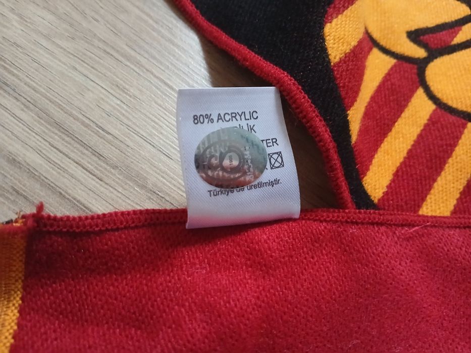 Szalik Galatasaray Stambuł - Istanbul, Turcja, szal piłkarski, kibic