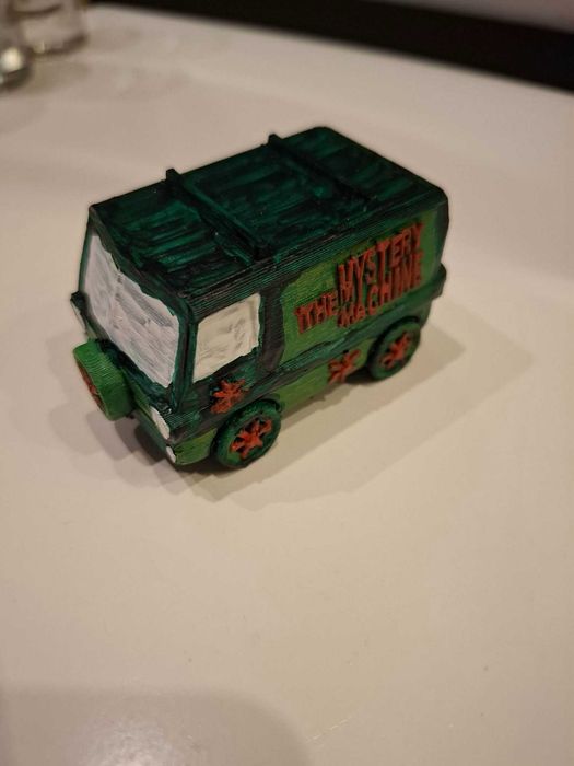 figurka Wehikuł tajemnic Scooby Doo Mystery Machine druk 3D malowana