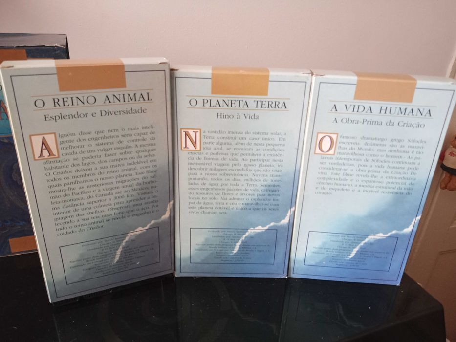 Maravilhas da Criação - 3 cassetes VHS