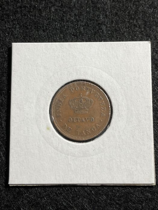 1/8 Tanga 1881 Calcutá ( Cobre )